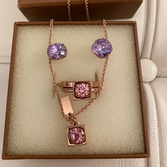 Coach earrings ,ring,necklace set - Picture 1 of 11